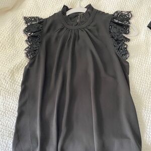 Express dressy top black XS
